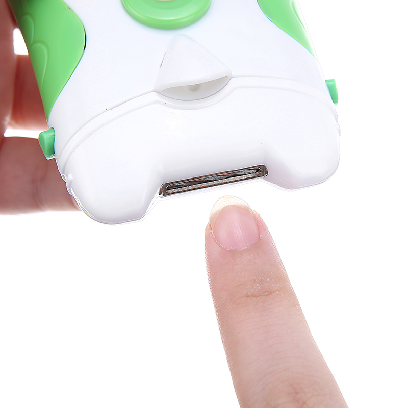 Portable Electric Safe Nail Trimmer Clipper Cutter High Quality Dual-use Manicure Pedicure File Automatic Baby Trimmers