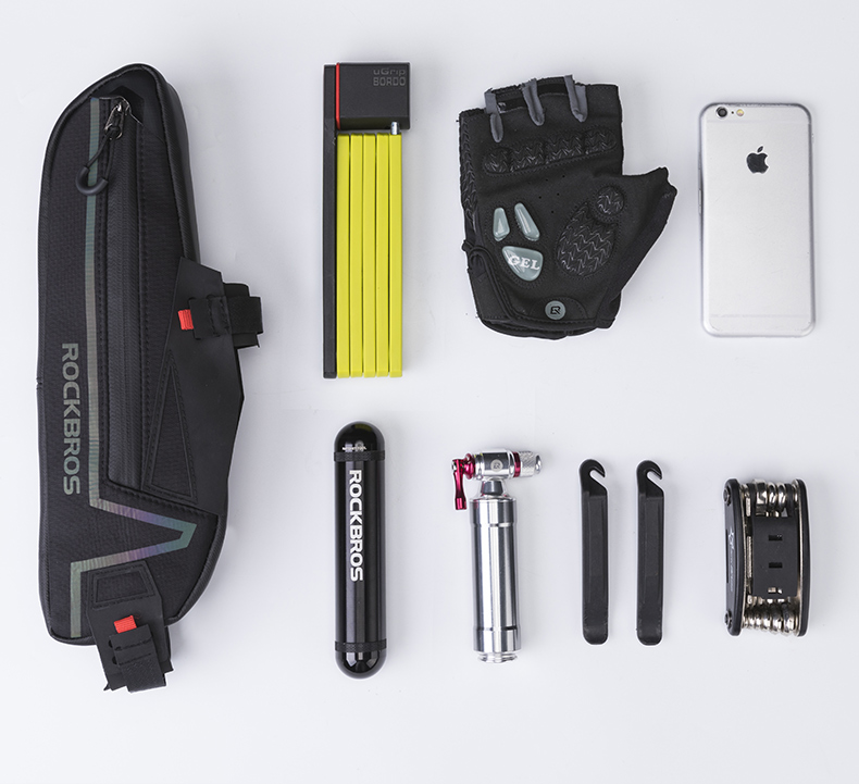 1.5L Bike Bag Waterproof Reflective Large Capacity Front Top Tube Frame Bag Wear-resistant MTB Road Bicycle Bag