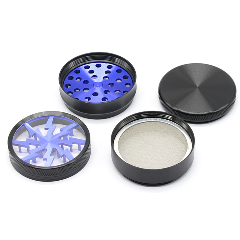 Kitchen & Dining room appliances 4 Layers Metal Tobacco Weed Grinder Zinc Alloy Dry Herb Crusher Smoke Accessories Hemp Pepper Pot Spice Mill Grinder