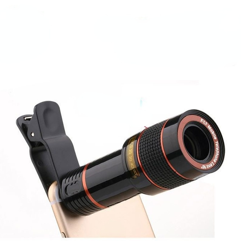 High Quality HD Waterproof 12X Monocular 12X Zoom Focusing Phone Camera for Hunting Tour