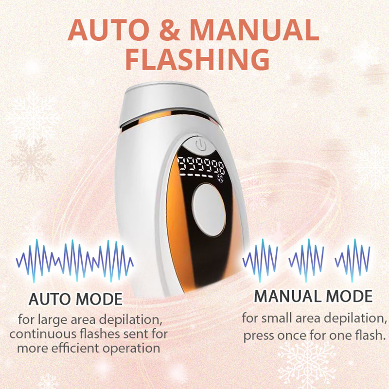 Flashes IPL Epilator LCD Laser Hair Removal Painless Permanent Photoepilation for Men Women Trimmer Electric Depilador