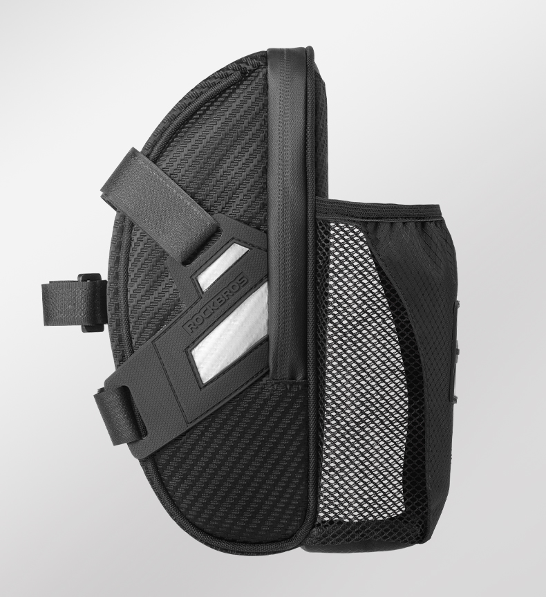 Saddle Bag Double Zipper Reflective Large Capacity Water Tail Bag Bottle Pocket Bicycle Bag MTB Road Bike Accessories