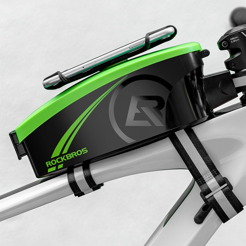 Fashion Cycling Bag 6.7 Inch Phone Holder Bag Special PC Hard Shell  Bicycle Front Bag Bike Bag Accessories  Multifunctional Bags