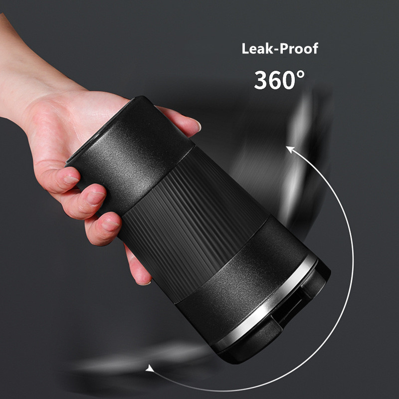 510ml Double Stainless Steel Coffee Thermos Mug with Non-slip Case Car Vacuum Flask Travel Insulated Bottle