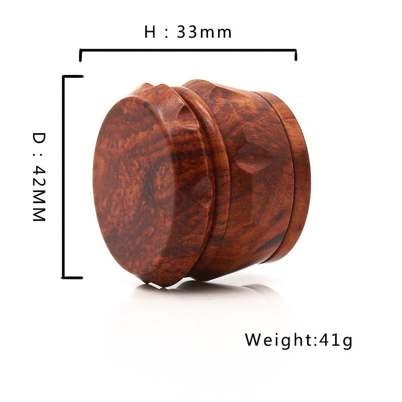 Kitchen & Dining room appliances Resin Weed Grinder Tobacco Grinder 4 Parts Machine Herb Mills 40mm Hand Muller Mill Pollinator Tools