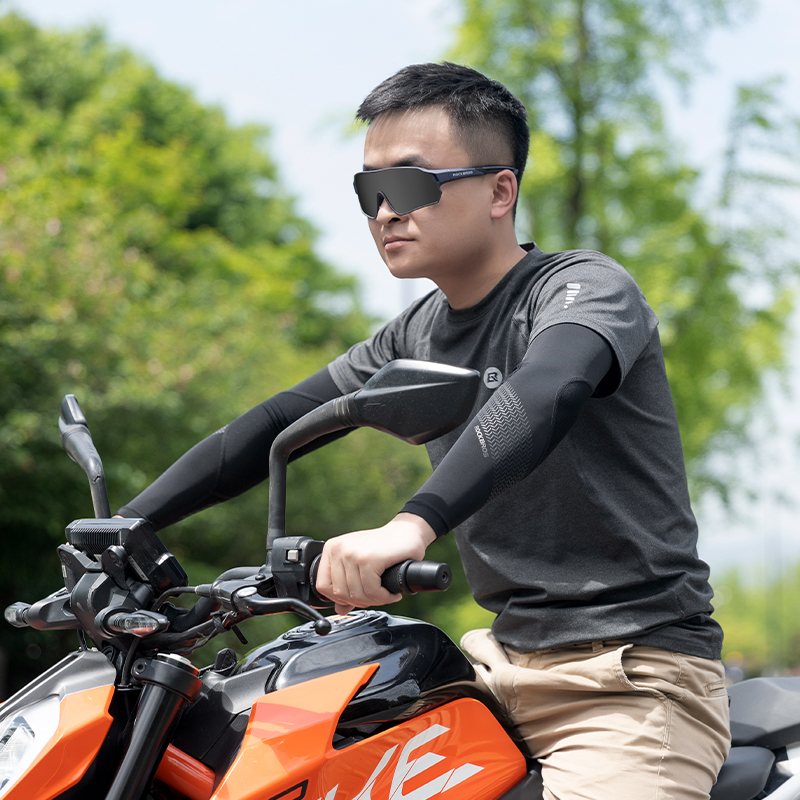 Cycling Sleeves Summer Ice Fabric Running Arm UV Protection Sleeves Basketball Camping Riding Outdoors Sports Sleeves Gloves