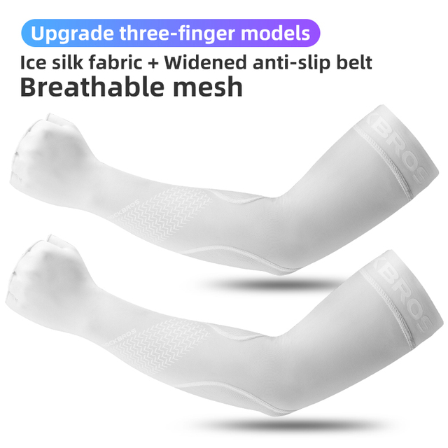 Cycling Sleeves Summer Ice Fabric Running Arm UV Protection Sleeves Basketball Camping Riding Outdoors Sports Sleeves Gloves