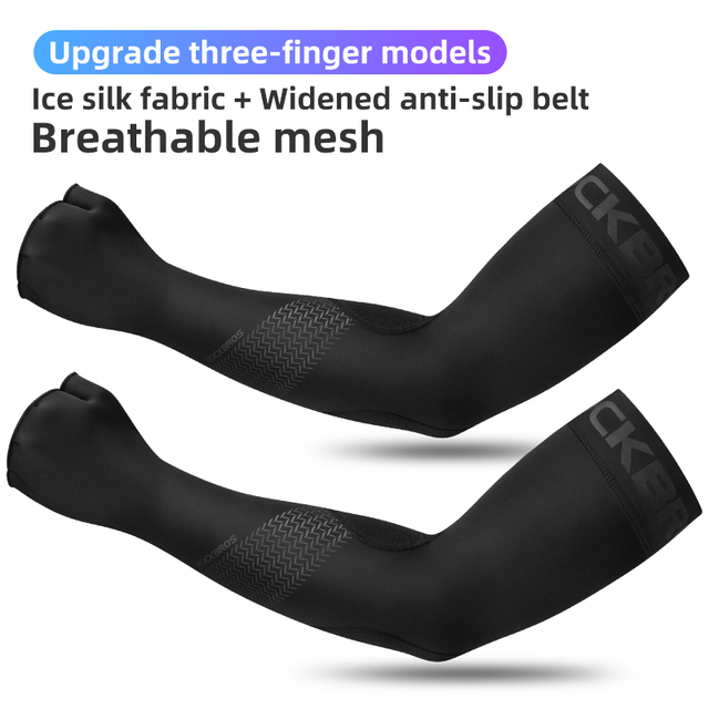 Cycling Sleeves Summer Ice Fabric Running Arm UV Protection Sleeves Basketball Camping Riding Outdoors Sports Sleeves Gloves