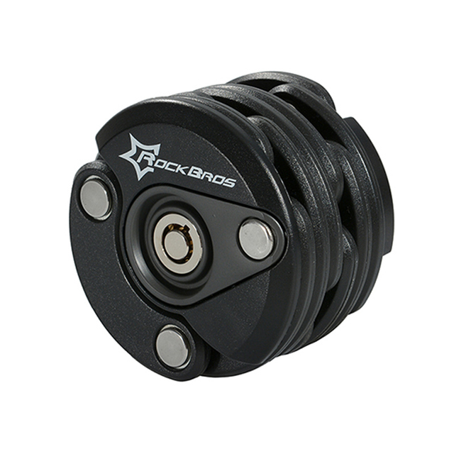 Sports Bike Anti Theft Mini Foldable Chain Password Lock Folding-locks Hamburg-Lock Bicycle Cycling Locks 4 Colors Accessories