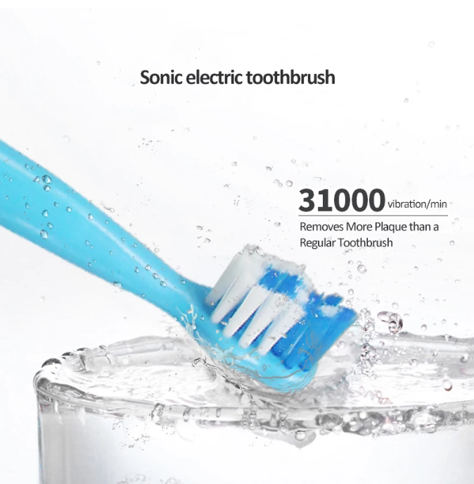 Musical Electric Toothbrush For Children Dental Electric Toothbrush Kids Oral Sonic Toothbrush Rechargeable 2 Tooth Brush Nozzle