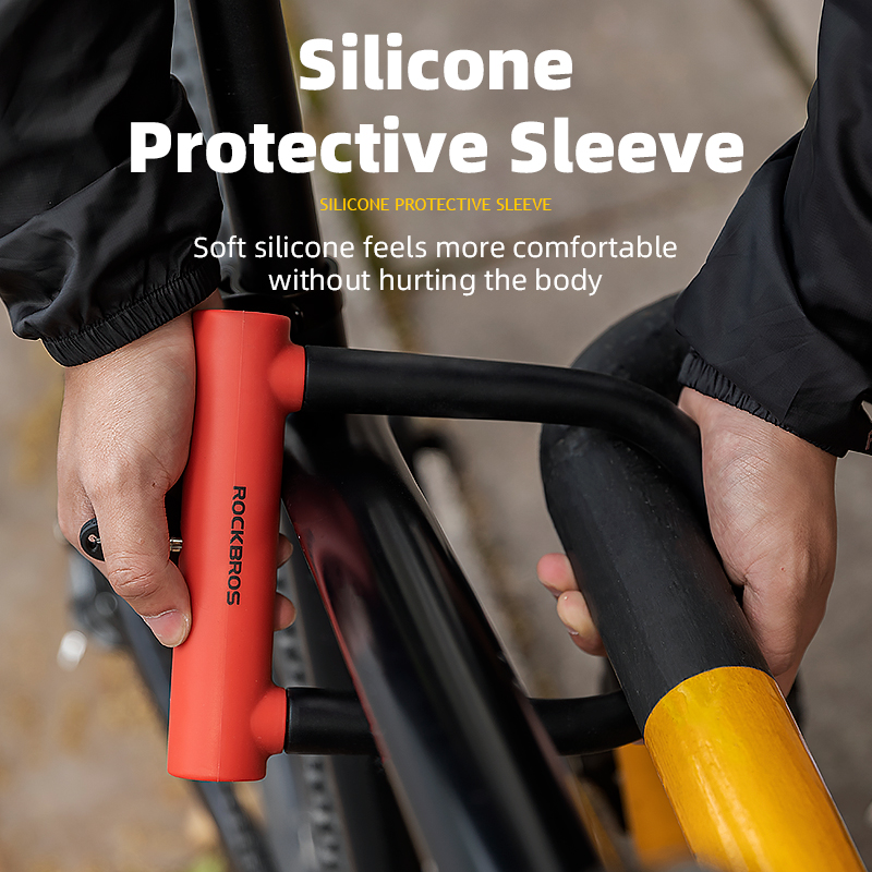 Sports Bike Lock Anti-theft Cycling U-Shape Lock Motorcycle Alloy Bold Scooter Lock Bicycle Accessories