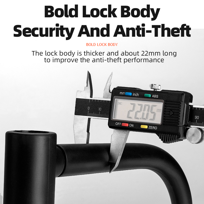 Sports Bike Lock Anti-theft Cycling U-Shape Lock Motorcycle Alloy Bold Scooter Lock Bicycle Accessories