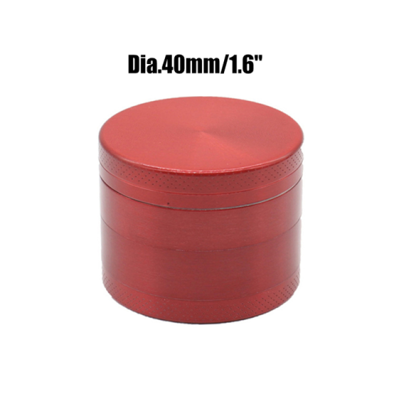 Kitchen & Dining room appliances 4 Layers 40MM Zinc Alloy Metal Herb Tobacco Weed Grinder Smoke Accessories for Hemp Pepper Spice Pot Cigarette Accessories
