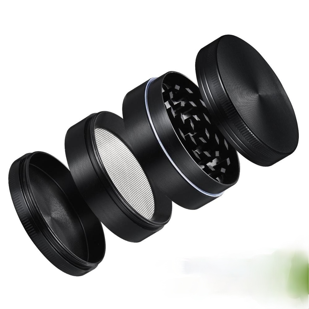 Kitchen & Dining room appliances 4 Layers 40MM Zinc Alloy Metal Herb Tobacco Weed Grinder Smoke Accessories for Hemp Pepper Spice Pot Cigarette Accessories
