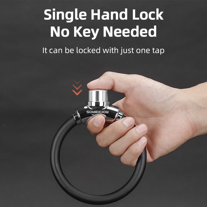 Bike Lock Anti-theft Cable Lock Bicycle Ring Lock MTB Road Bike Portable Mini Safety Lock Bike Accessories Equipment