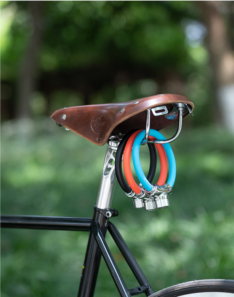 Bike Lock Anti-theft Cable Lock Bicycle Ring Lock MTB Road Bike Portable Mini Safety Lock Bike Accessories Equipment