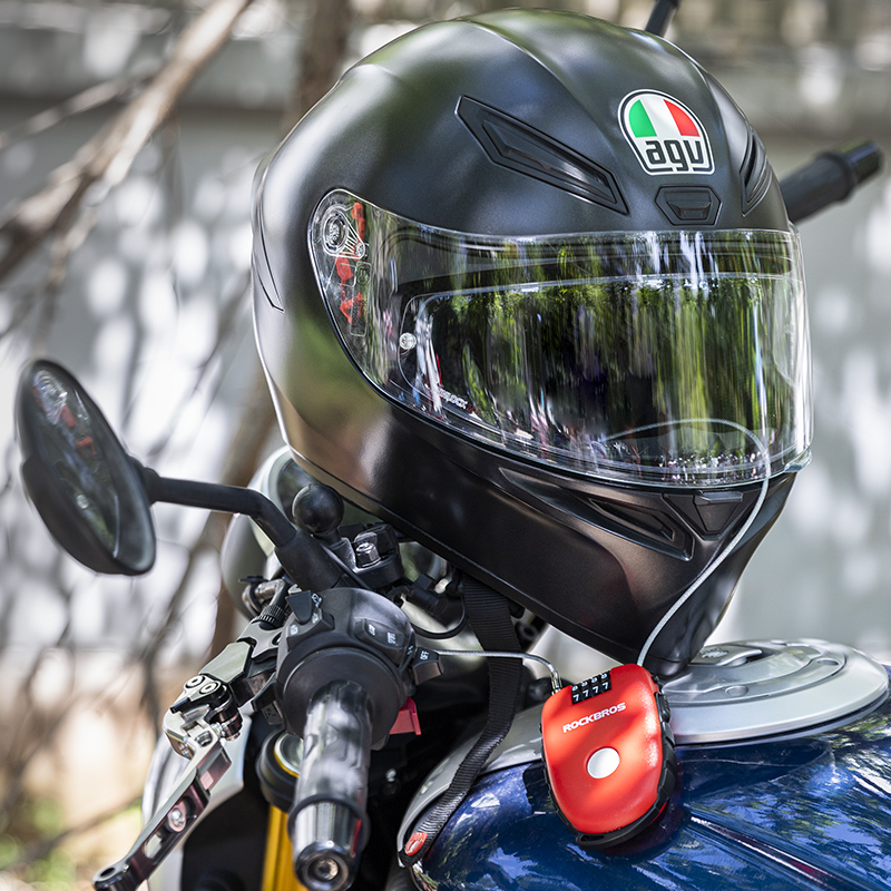 Telescopic Bicycle Lock Anti-theft bike Lock Cable Helmet Lock Chain Backpack Cycling Password Lock Bike Accessories