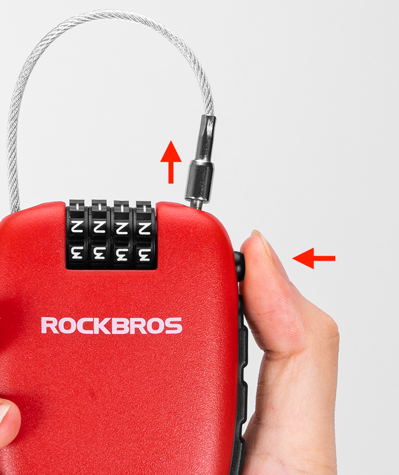 Telescopic Bicycle Lock Anti-theft bike Lock Cable Helmet Lock Chain Backpack Cycling Password Lock Bike Accessories