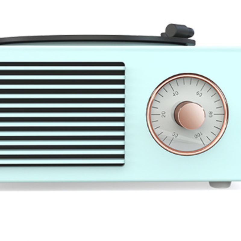 Vinyl Record Player Bluetooth Speaker Wireless Mini Stereo Portable Multi-Function