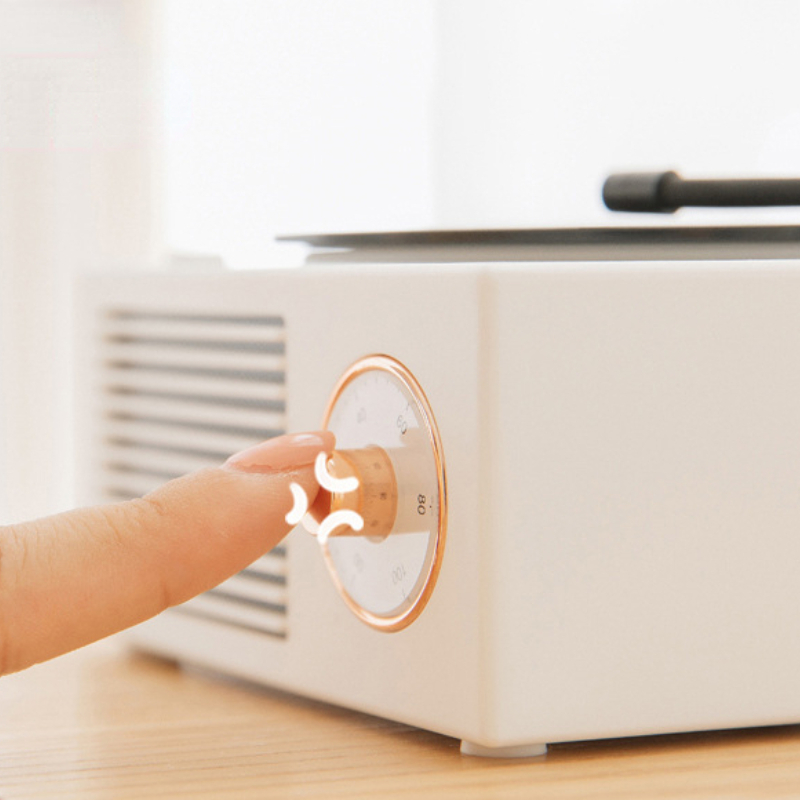 Vinyl Record Player Bluetooth Speaker Wireless Mini Stereo Portable Multi-Function