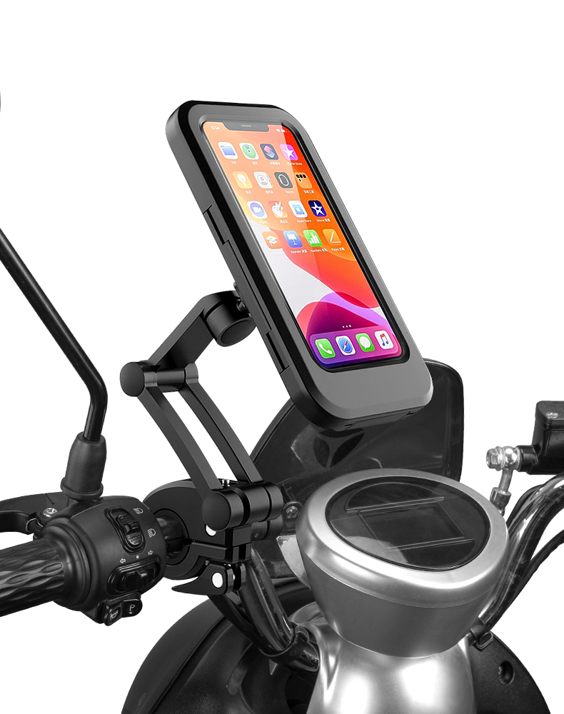 Bike Handlebar Holder Adjustable IPX6 Waterproof Cycling Bracket Flexible Touch Screen Phone Stand Bicycle Accessories