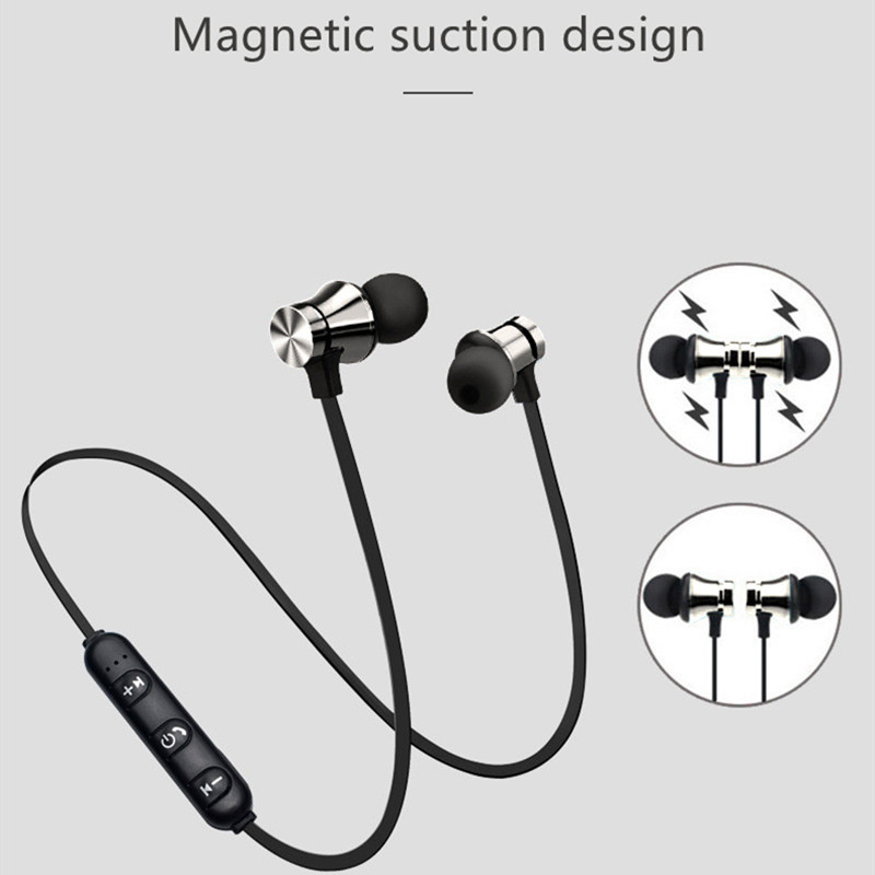 Wireless Headphones Wireless Bluetooth Earphone Music Headset Sport Earbuds Earphone with Mic for IPhone Samsung Huawei Xiaomi