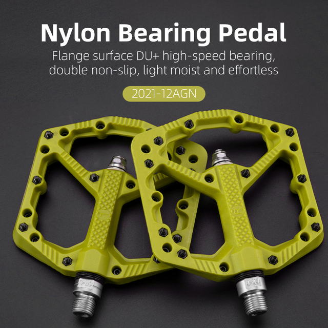 Bicycle Pedals Non-slip Mtb Bmx Cycling Pedals Nylon Ultralight Waterproof Bike Platform Pedals Bicycle Accessories