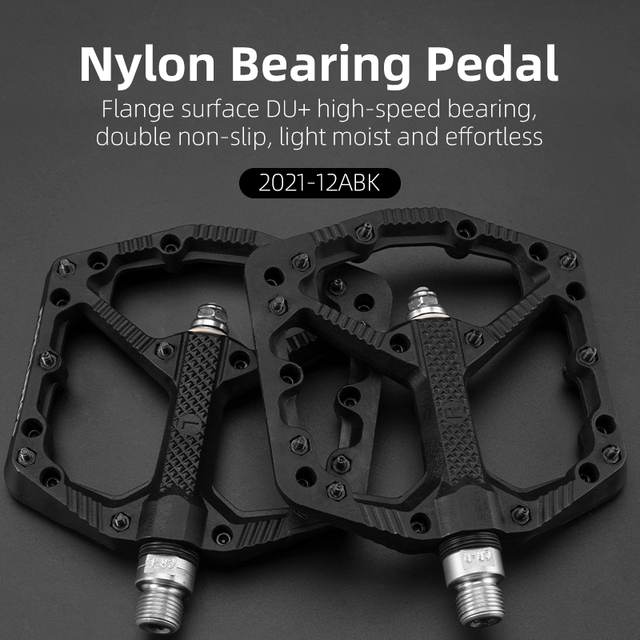 Bicycle Pedals Non-slip Mtb Bmx Cycling Pedals Nylon Ultralight Waterproof Bike Platform Pedals Bicycle Accessories