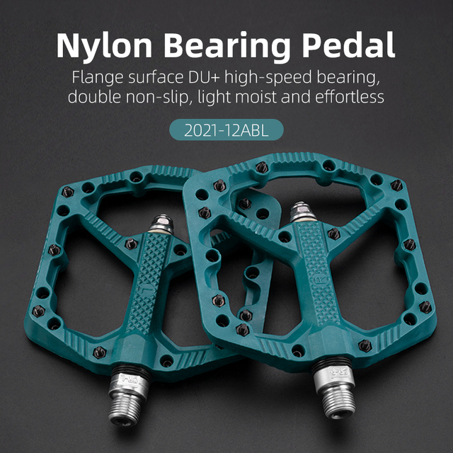 Bicycle Pedals Non-slip Mtb Bmx Cycling Pedals Nylon Ultralight Waterproof Bike Platform Pedals Bicycle Accessories