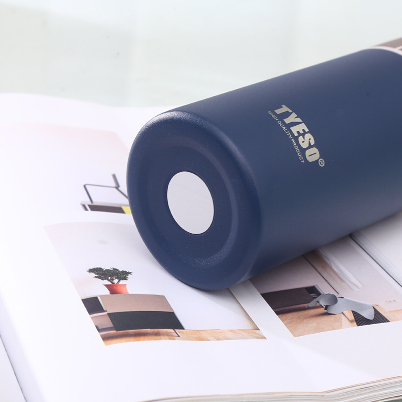 530ML Thermos Mug With Straw Stainless Steel Thermal Insulation Straight Cup Thermal Water Bottle Tumbler Thermocup 1pcS