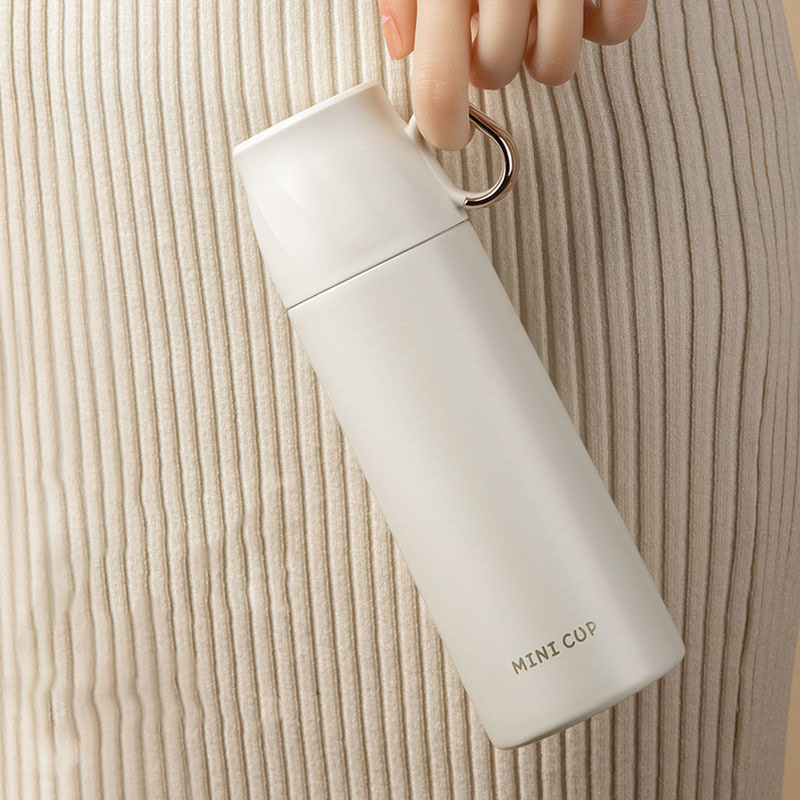 Intelligent Thermos Cup Male Female Students With Cover Can Drink Water Cup Cover With Small Cup Large Capacity Tea Cup Portable