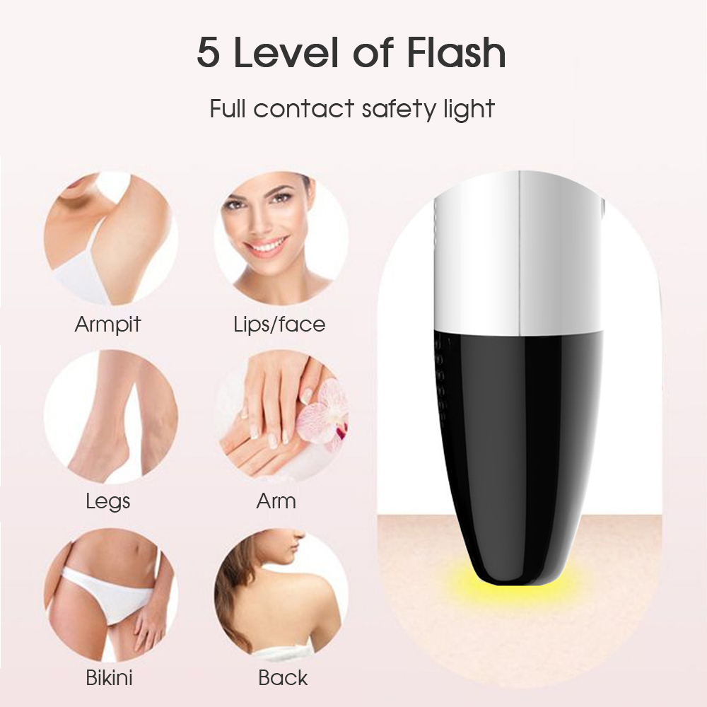 Portable IPL Hair Removal Machine For Women 900000 5 Gears Photoepilator Permanent Painless Home Laser Epilator