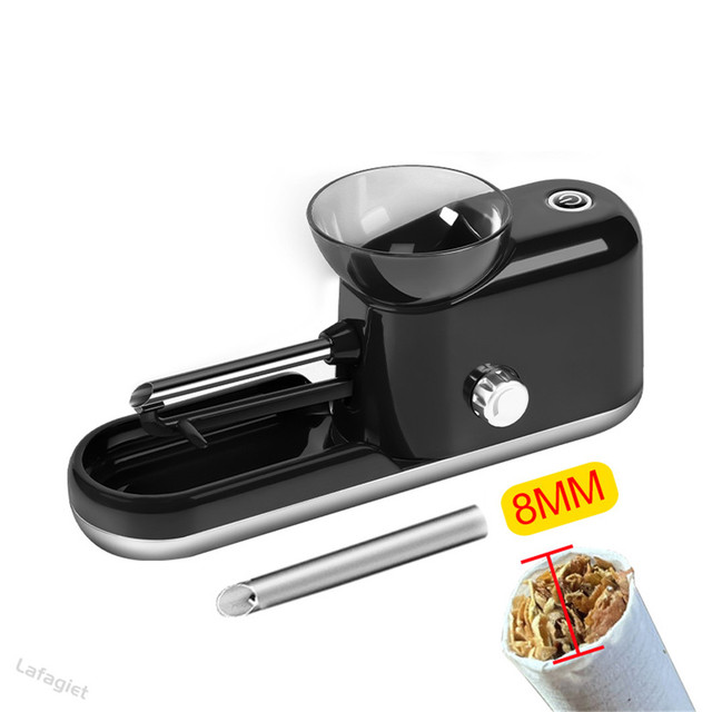 Kitchen & Dining room appliances 6.5/8mm Cigarette Rolling Machine EU Plug Automatic Tobacco Maker Grinder Injector Roller Filling Machine DIY Cigarettes Device