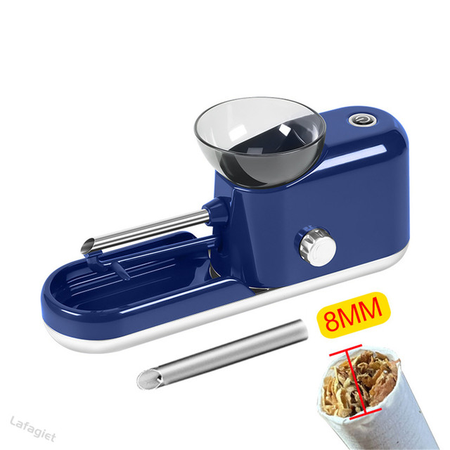 Kitchen & Dining room appliances 6.5/8mm Cigarette Rolling Machine EU Plug Automatic Tobacco Maker Grinder Injector Roller Filling Machine DIY Cigarettes Device