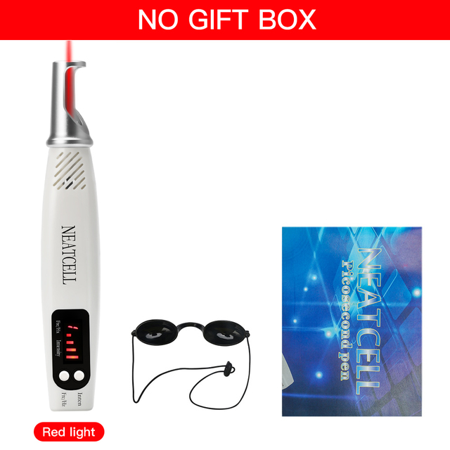 Laser Pen Red Blue Light Therapy Tattoo Scar Mole Freckle Removal Dark Spot Remover Machine Portable Beauty Laser Pen