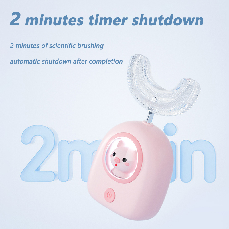 Kids Sonic Electric Toothbrush Cartoon Pattern Toothbrush Soft Silicone Brush Head Automatic Children Electric Toothbrush