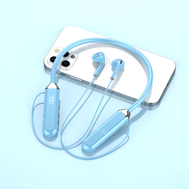 Neckband Wireless Headphones Bluetooth 5.0 Wired Magnetic Sports Waterproof Earphones For iPhone Xiaomi Music Headset