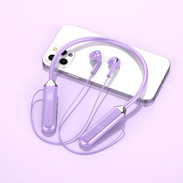 Neckband Wireless Headphones Bluetooth 5.0 Wired Magnetic Sports Waterproof Earphones For iPhone Xiaomi Music Headset