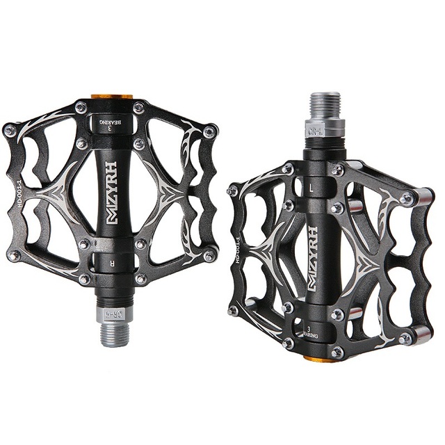 Outdoor Mountain Bike 3 Bearings Pedals MTB Bicycle Seald Bearing Aluminum Alloy Pedals Bicycle Accessories