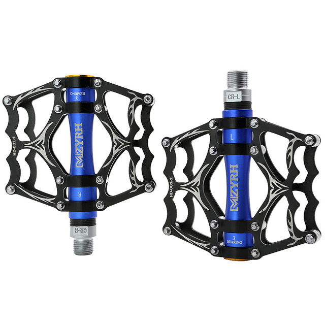 Outdoor Mountain Bike 3 Bearings Pedals MTB Bicycle Seald Bearing Aluminum Alloy Pedals Bicycle Accessories