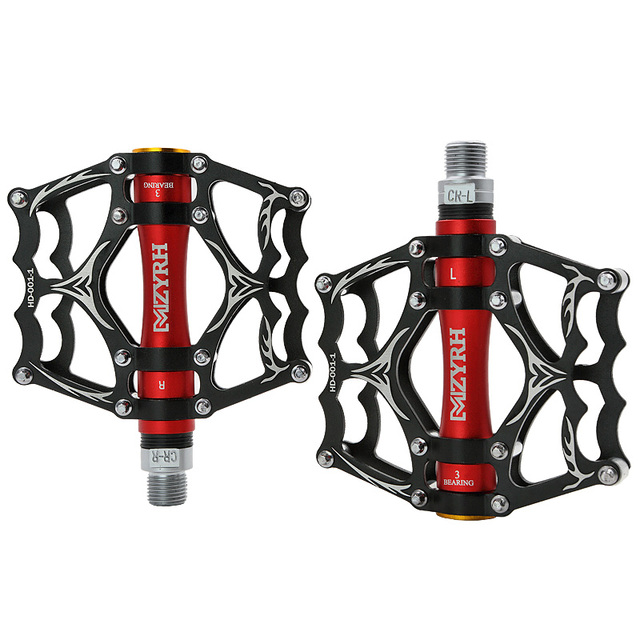 Outdoor Mountain Bike 3 Bearings Pedals MTB Bicycle Seald Bearing Aluminum Alloy Pedals Bicycle Accessories