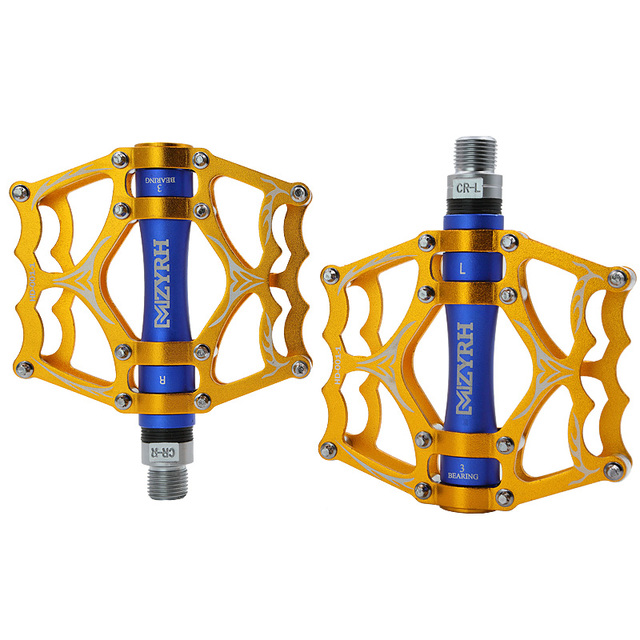 Outdoor Mountain Bike 3 Bearings Pedals MTB Bicycle Seald Bearing Aluminum Alloy Pedals Bicycle Accessories