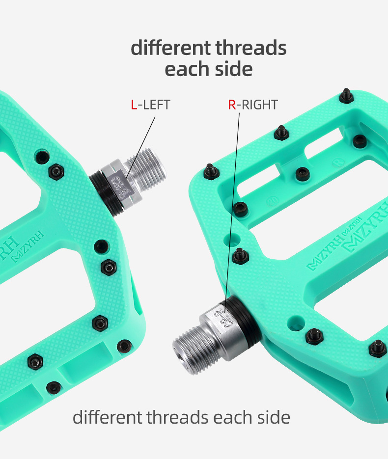 Ultralight Seal Bearings Bicycle Bike Pedals Cycling Nylon Road bmx Mtb Pedals Flat Platform Bicycle Parts Accessories