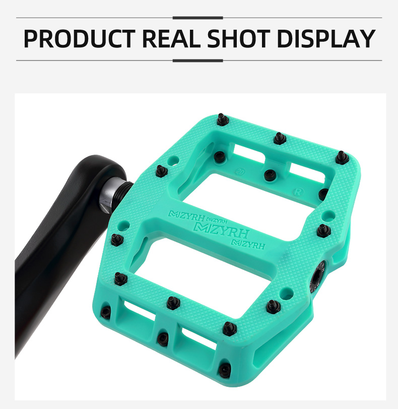 Ultralight Seal Bearings Bicycle Bike Pedals Cycling Nylon Road bmx Mtb Pedals Flat Platform Bicycle Parts Accessories