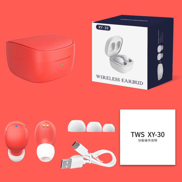 Wireless Earbuds  Headphones Touch Control Wireless Charging Case