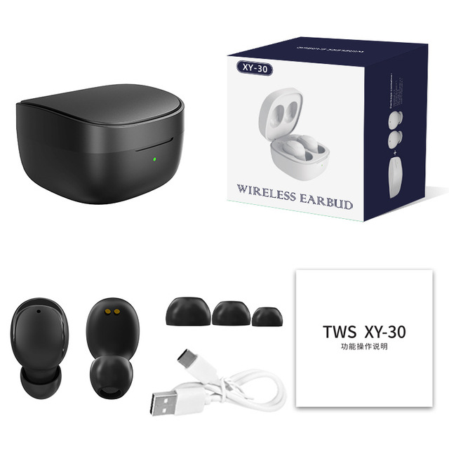 Wireless Earbuds  Headphones Touch Control Wireless Charging Case