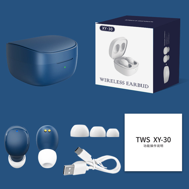 Wireless Earbuds  Headphones Touch Control Wireless Charging Case