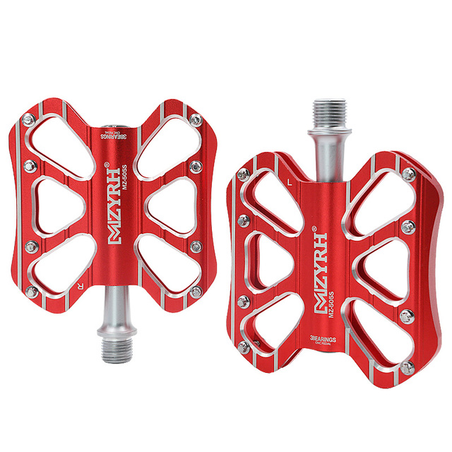 Outdoor Bike Pedals Bicycle Pedal Non-Slip MTB Pedals Aluminum Alloy Flat  Applicable Waterproof Bike  Accessories