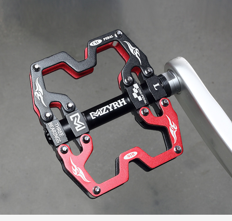 Outdoor Bike Pedals Ultralight Aluminum 3 Sealed Bearings Road Bmx Mtb  Pedals Non-Slip Waterproof Bicycle Accessories