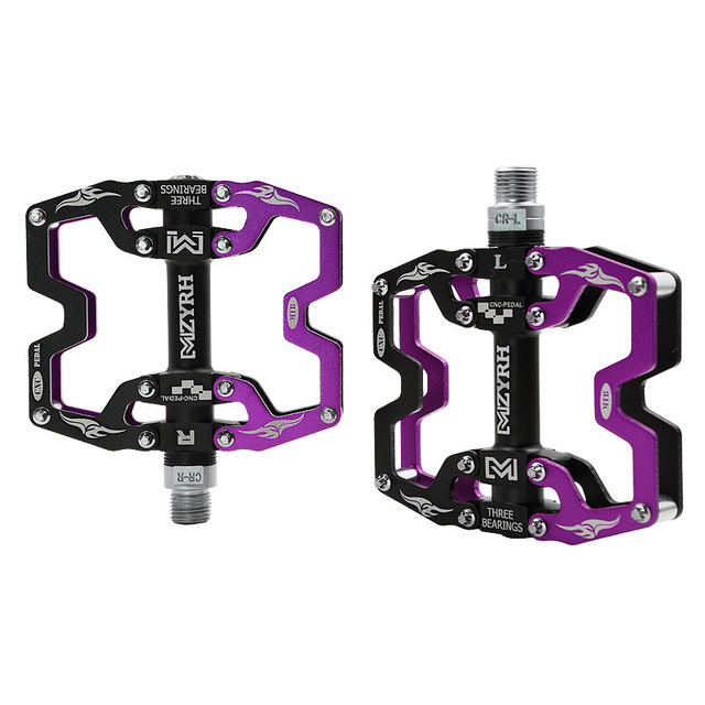Outdoor Bike Pedals Ultralight Aluminum 3 Sealed Bearings Road Bmx Mtb  Pedals Non-Slip Waterproof Bicycle Accessories